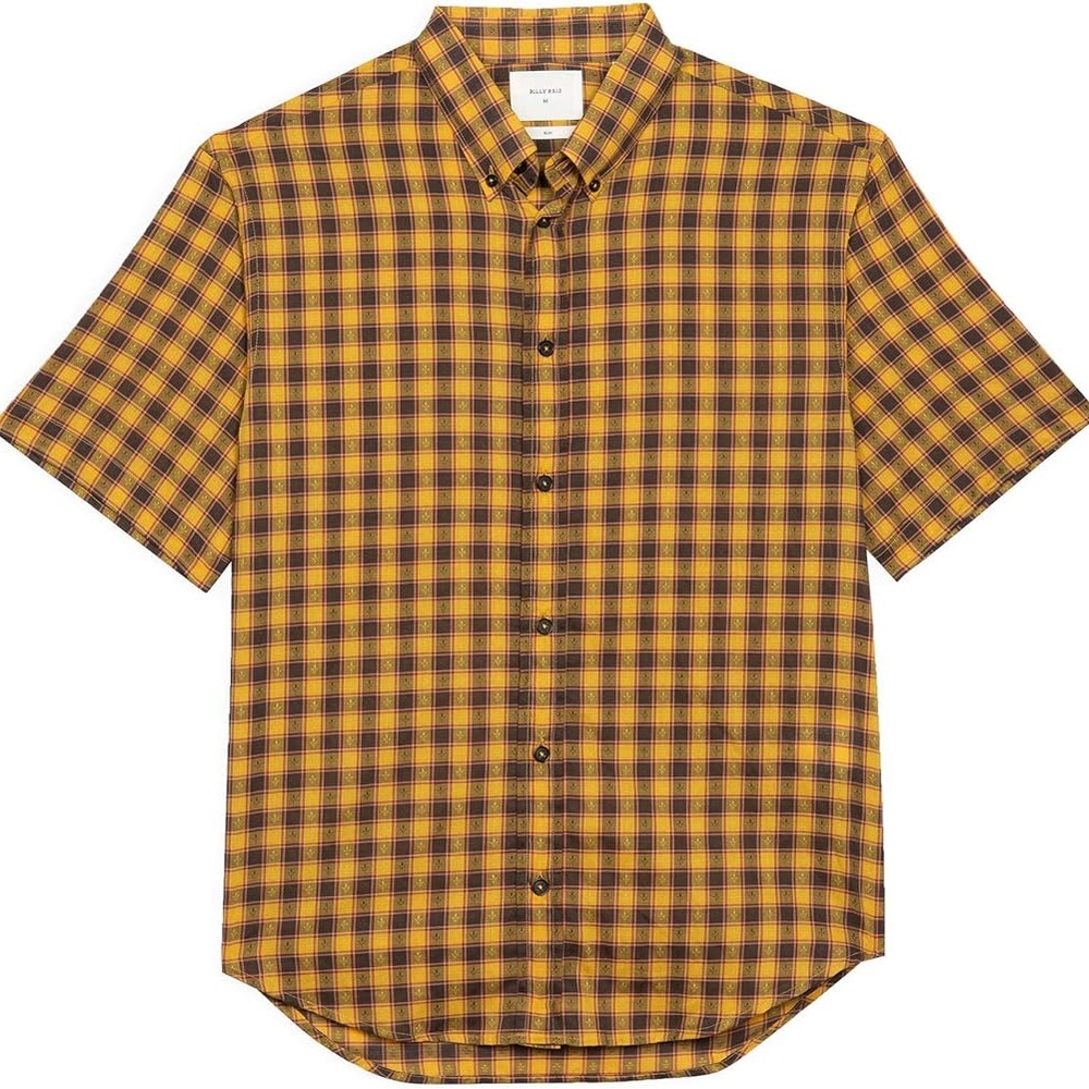Billy Reid Slim Fit Short Sleeve Button Down Tuscumbia Shirt